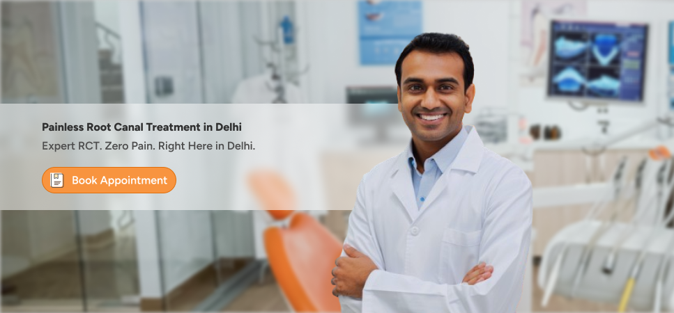 A smiling dentist with a happy patient