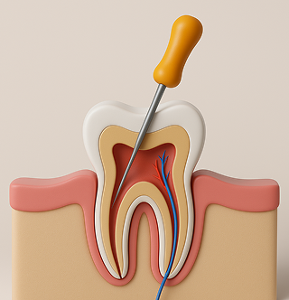 Root Canal Treatment Illustration
